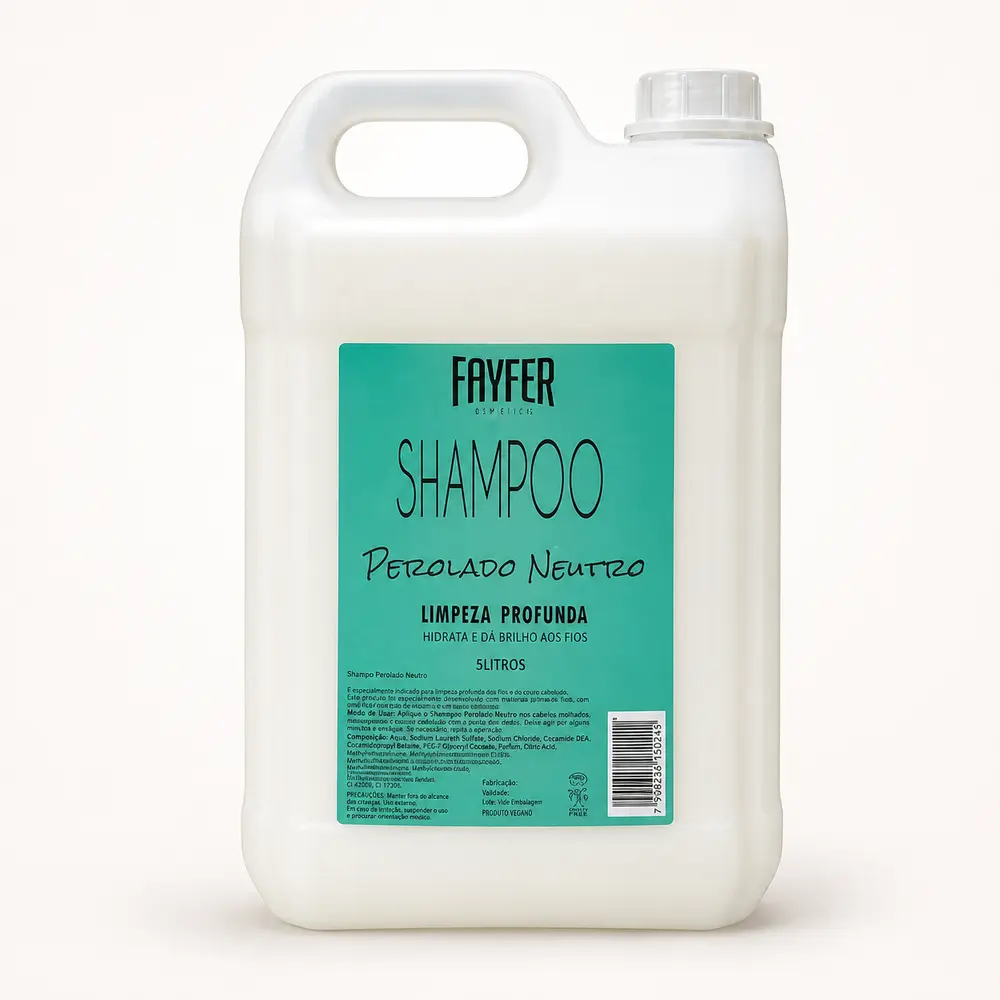 Shampoo Perolado Neutro 5 L